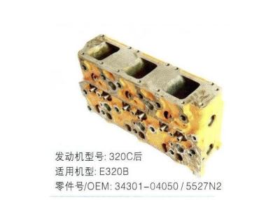China Excavator E320C / E320B Engine Cylinder Head / Cylinder Head Assembly Components for sale