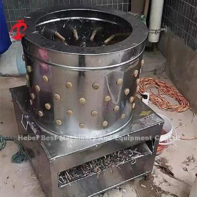 China Poultry Farm Slaughterhouse 1100w Chicken Feather Plucking Machine In Nigeria Doris for sale