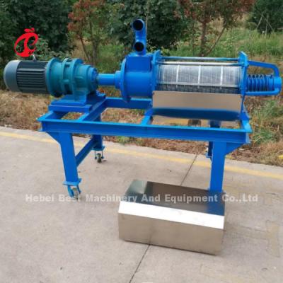 China Chicken Cow Dewatering 15m3/H Manure Dryer Machine Solid Separator Rose for sale