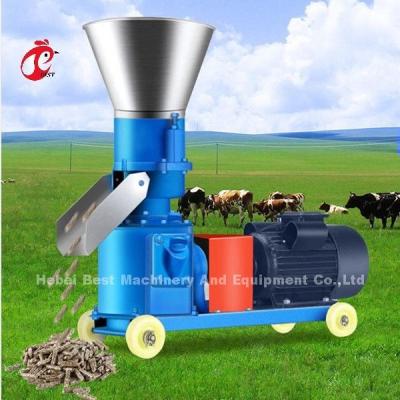 China Small Single Phase Or Three Phase Poultry Feed Pellet Making Machine Emily for sale