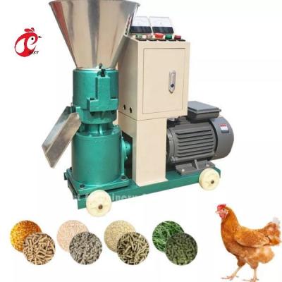 China 200kg/H Pequeño Conejo Pescado Pollo Alimento para animales Pellet Mill Equipment Ada en venta