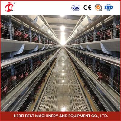 China Automatic System Poultry Chicken Battery Cage H Frame Emily for sale