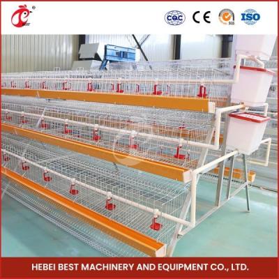 China 120 Birds Hot Galvanized Battery Cage A Type Layer Chicken Cage Mia for sale