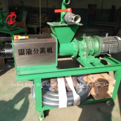 China Máquina mais seca reciclada do estrume da exploração avícola, separador líquido contínuo fecal animal Rosa à venda