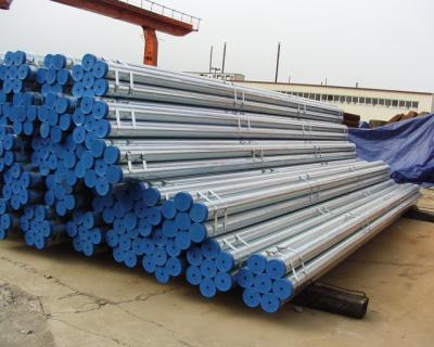 China galvanized steel pipe BS1387-1985 with NPT thread for sale