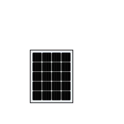 China Painel 100W solar transparente bifacial feito sob encomenda do módulo do agregado familiar BIPV mini à venda