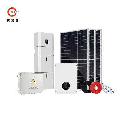 China Hogar completo del sistema 5kw del panel de la energía solar de la rejilla en venta