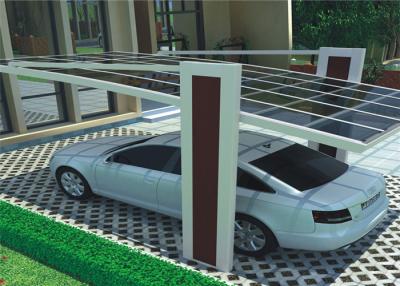 Chine Le stationnement solaire de voiture de conception imperméable a jeté le haut parking de charge de neige et de charge de vent à vendre