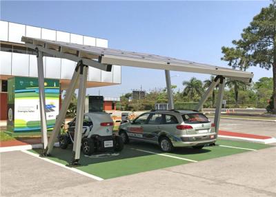 China Corrosion Resistance Solar Power Charging Station With PV Solar Carport System for sale