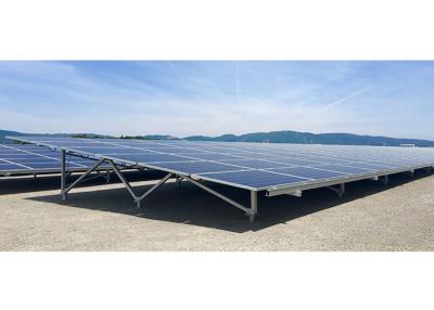 China Sistema Solar solar bifacial de los paneles DIN1055 de Alluminum de la abrazadera del carril en venta