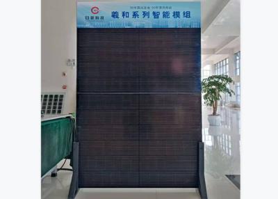 China Os painéis solares Monocrystalline pretos completos de BIPV dobram os painéis solares de vidro 470W à venda