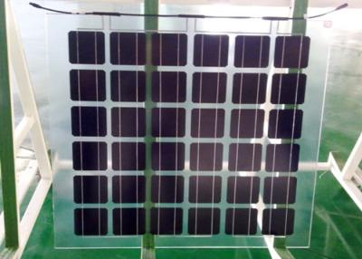 China 200w transparent solar panels for greenhouses BIPV mono cells for sale