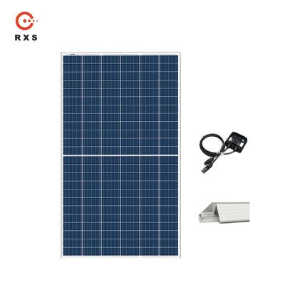 China 72 Cell Solar PV Module Photovoltaic Coated Tempered Glass Solar Panel Kit 340w 345w for sale