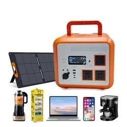 China Home Portable Solar Generator 1500W Portable Power Station USB DC AC Outlet Battery for sale