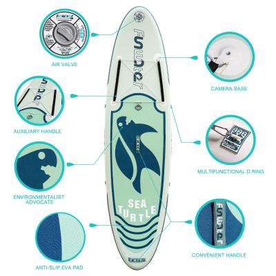 China Ultra Light Stand Up Paddle Board Inflatable Paddle Board With ISUP Accessories for sale