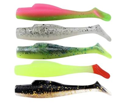 China 5.5CM 1.6G Fishing Lure Kit TPE Material Soft Bait Paddle Fishing Lure Sets for sale