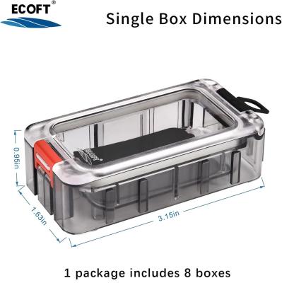 China Waterproof ECOFT Fishing Sinkers ECOFT Tackle Box Removable Freely Strip Seal Luminous for sale