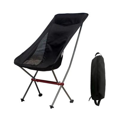 China Foldable Portable Lightweight Aluminum Moon Chair Camp Outdoor for sale