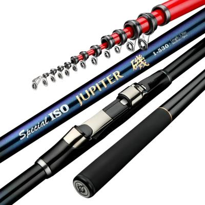 China 430cm 530cm Fishing Tackle Set Long Casting Ultralight Telescopic Fishing Rod ISO for sale