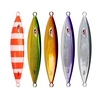 China Luminous Slow Jigging Lures Slow Pitch Lures For Saltwater Metal Lead Fishing Lure for sale