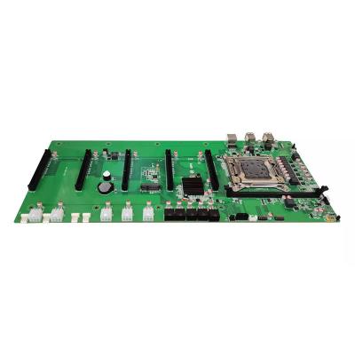 China Cartão-matriz 1066/1333/1600MHz DDR3/DDR3L da mineração de X99 VGA 5GPU PCIE 16X 5GPU Ethereum à venda