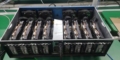 China 8 Card RX580 8G Graphics Card ETH Miner Power 64G 128G 2000W Power Supply for sale