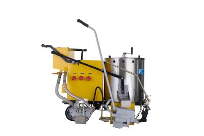 China Bead Distribution And Durable Thermoplastic Spray Road Marking Machine 10 - 45cm Width for sale