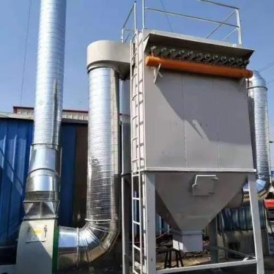 China Colector de polvo industrial de trabajo de madera del filtro de bolso del sistema de eliminación del polvo de la tienda 120m2 120pcs en venta