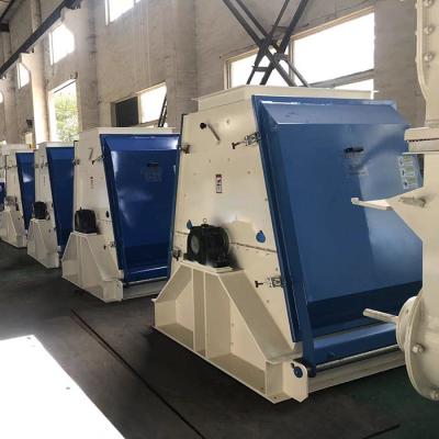 China 3t/H 75kw Wood Chip Hammer Mill Machine For Peanut Shell for sale