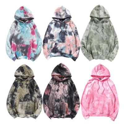 China Wholesale High Quality Neutral Oversized Pullover Anti-pilling Tie-dye Hoodie Sweatshirts Men's Hoodies for sale