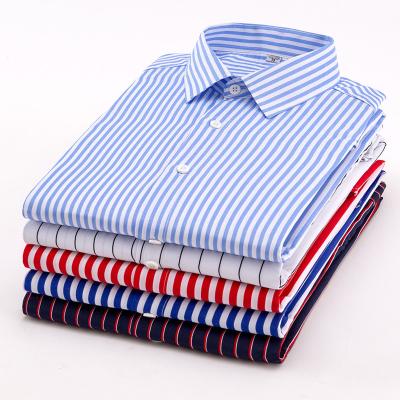 China Cheap custom designer men's long sleeve anti-pilling formal thick empty dress shirt for men for sale