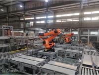 Quality 380V Industrial Robot Cell Three Phase Robotic Palletizer Cell Used In Chemical for sale