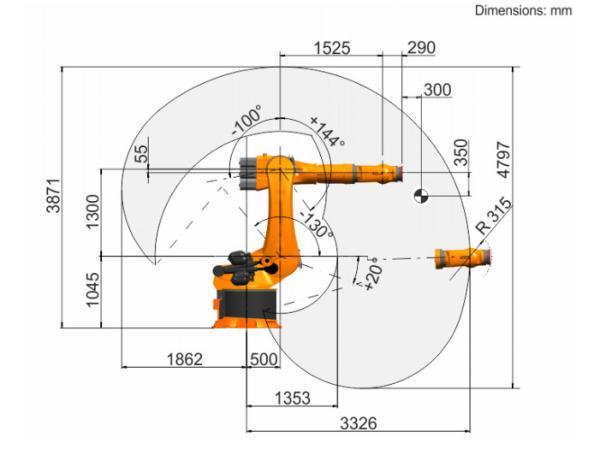 Quality KR 340 R3330 Kuka Robot Arm Industry Robot Arm Six Axis Custom for sale