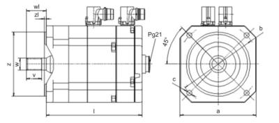 Quality High Precision Robot Replacement Parts Kuka 4.6 KW ME_228_180_30_S0 , Krc4 for sale