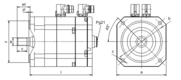 Quality High Precision Robot Replacement Parts Kuka 4.6 KW ME_228_180_30_S0 , Krc4 for sale