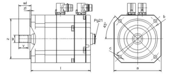 Quality 4.4 KW Robot Servo Motor Krc4 Robot Accessories For MG_260_180_3 0_S0 for sale