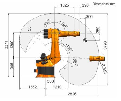 Quality Kuka Kr 500 R2830 MT Electronic Robotic Arm With High Load Capacity for sale