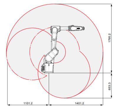 Quality IRB 1300-7/1.4 Robotic Arm In Industry Electronic For Blanking for sale