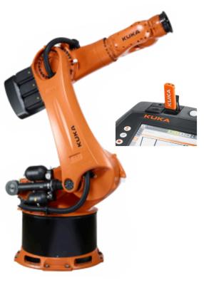 China KR 500 R2830 Kuka Robot Arm KR C4 Controller Palletizing Robot Arm for sale