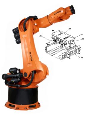 China KR 600 R2830 Kuka Roboterarm Custom Kleiner Roboterarm mit 6 Achsen zu verkaufen