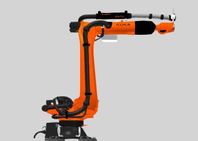China Pacote de robótica personalizado de tubulação de design industrial de braço robótico KR150 R3100-2 à venda