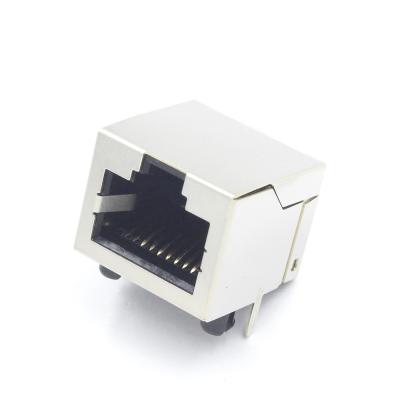 China Hot Sale Female 10 Pin RJ45 Connector Shield Without Led Transformer TM5JA011EXX41 14.80 Mm for sale