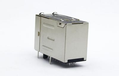 中国 産業統合された磁気学Tの変圧器が付いている10G基盤Rj45のコネクター 販売のため