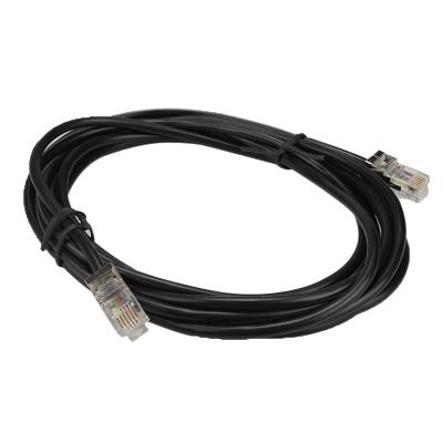 China RJ11 Plug To Plug 6 PIN Telephone Cable Cord With Shield for sale