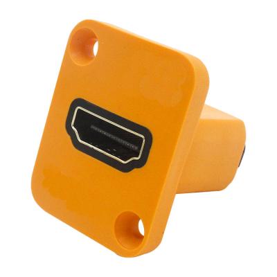 China HDMI RJ45 Panel Mount Connector Female To Female Straight Through for sale