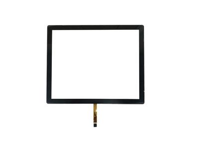 China 3Layers Kiosk Custom Capacitive Touch Screen Cover Glass 17 Inch 5 Wire for sale