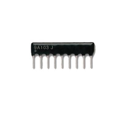 China 9 Pins 10 Pins Network Resistor , High Precision Sip Resistor Pack for sale