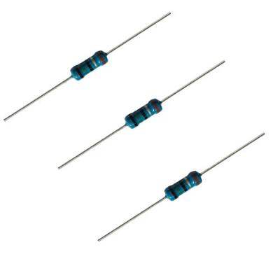 China Metal Film Resistors 0.5% And 1% Tolerance Blue Standard Color for sale