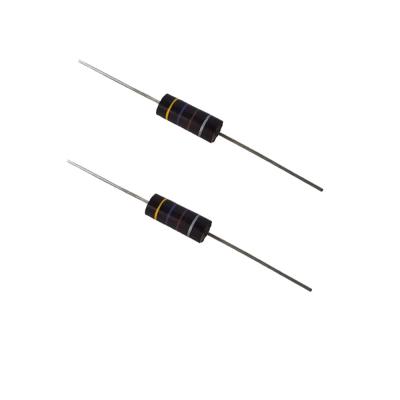 China CCR High Voltage Resistors , 1/2W 1W Carbon Composition Resistor for sale