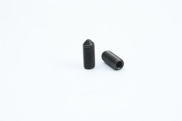 Quality Din 913 Din 914 A2 A4 Black Oxide Cone Point Grub Screw ISO 4027 M6 X 20mm M3 X for sale